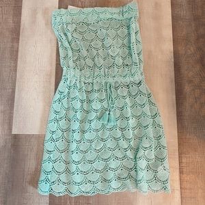 mint strapless dress never worn